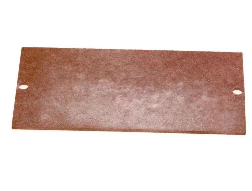 Braune Dichtung aus flexiblem Material mit einer Lochbohrung, geeignet für Anwendungen, die eine Abdichtung erfordern. Hersteller ist Bosch.